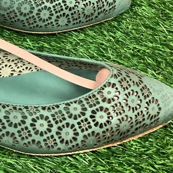 Sundance Ballerina Flat Shoes Laser Cut 40