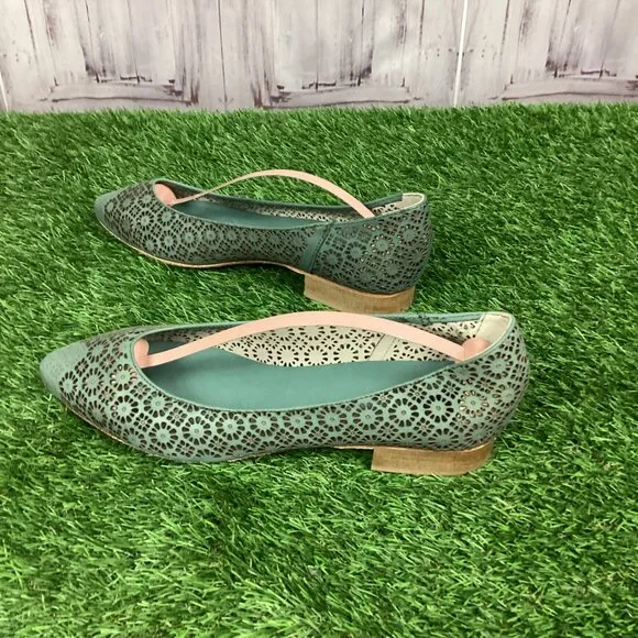 Sundance Ballerina Flat Shoes Laser Cut 40