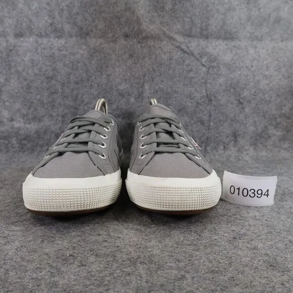 Superga Shoes Womens 7.5 Sneakers Cotu Classic Casual Canvas Grey Lace Up Active