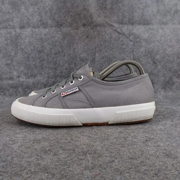 Superga Shoes Womens 7.5 Sneakers Cotu Classic Casual Canvas Grey Lace Up Active