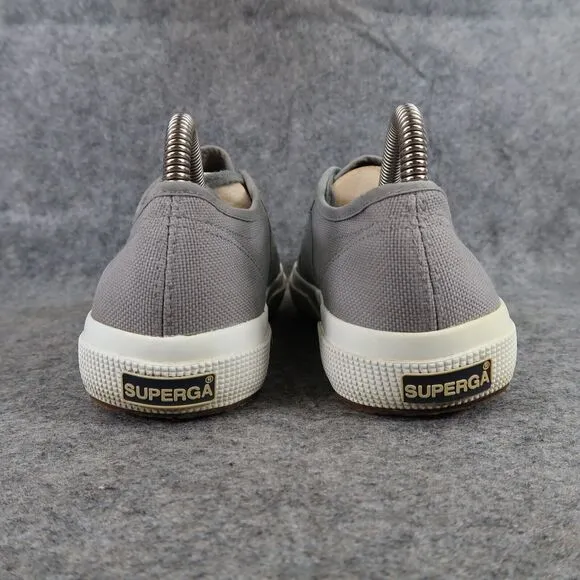 Superga Shoes Womens 7.5 Sneakers Cotu Classic Casual Canvas Grey Lace Up Active