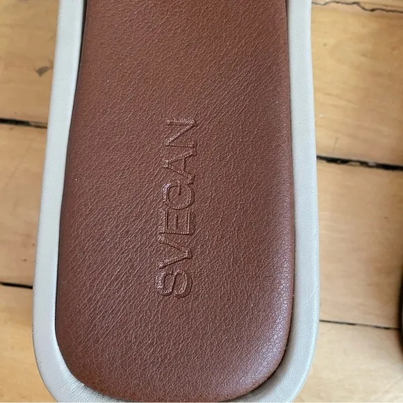 Svegan by ALOHAS made in Spain Stylish beige Slide Sandals platform size EUR 40