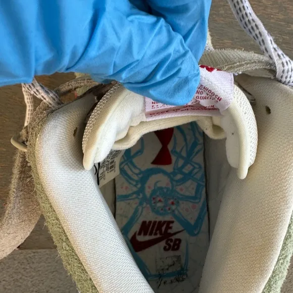 SZ. 11.5 ,NIKE SB DUNK MID PRO WHITE WIDOW MEN'S SHOES, 2018, RARE, COLLECTOR’S!