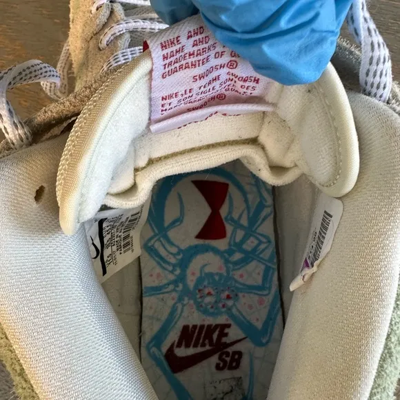 SZ. 11.5 ,NIKE SB DUNK MID PRO WHITE WIDOW MEN'S SHOES, 2018, RARE, COLLECTOR’S!