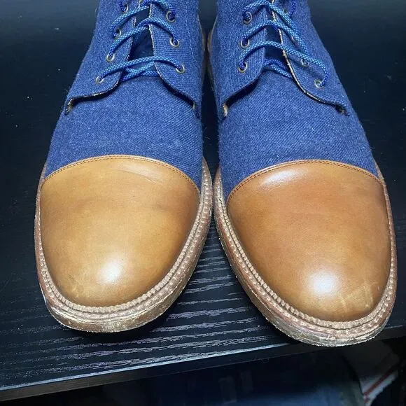 Taft The Jack Boot In Navy Blue Mens Chukka Ankle Boots Size 46 Mens 13