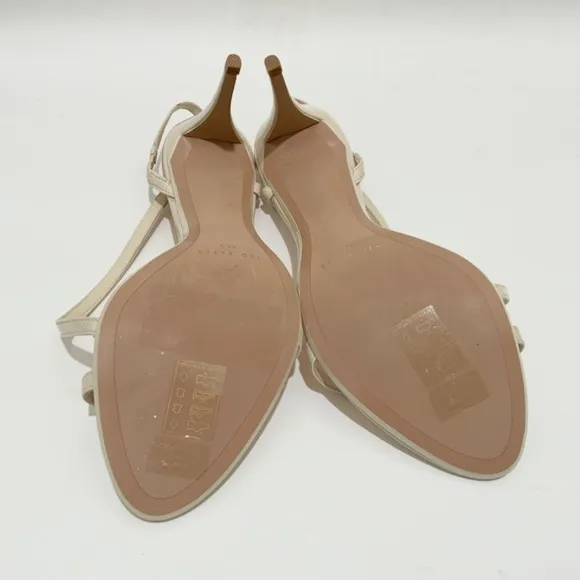 Ted Baker Pippel Nude Patent Strappy Heeled Sandals Beige Stiletto Heel Pumps 11