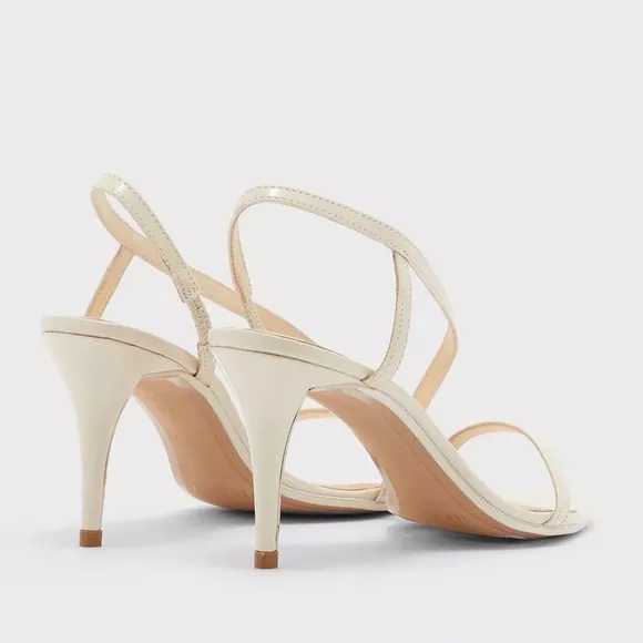 Ted Baker Pippel Nude Patent Strappy Heeled Sandals Beige Stiletto Heel Pumps 11