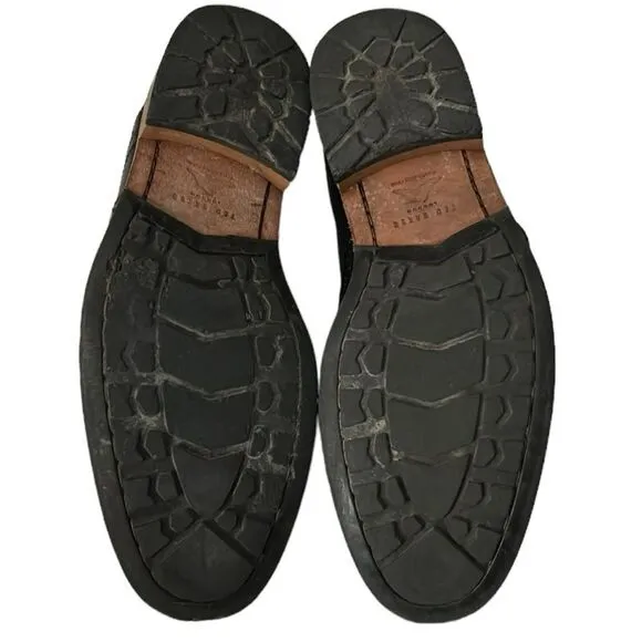 TED BAKER DRESS CASUAL LEISURE WALKING WINGTIP WORK SHOES BLACK SZ 9