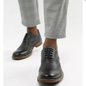 TED BAKER DRESS CASUAL LEISURE WALKING WINGTIP WORK SHOES BLACK SZ 9