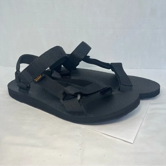 Teva Original Universal Urban Sandals Adjustable Outdoor Casual Black Men 9 NEW