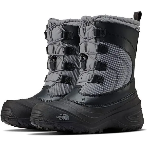 The North Face Alpenglow IV NF0A2T5PG69-040 Kids Zinc Gray Snow Boots 4 MOO125