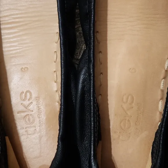 Tieks Black Leather Ballet Shoes
