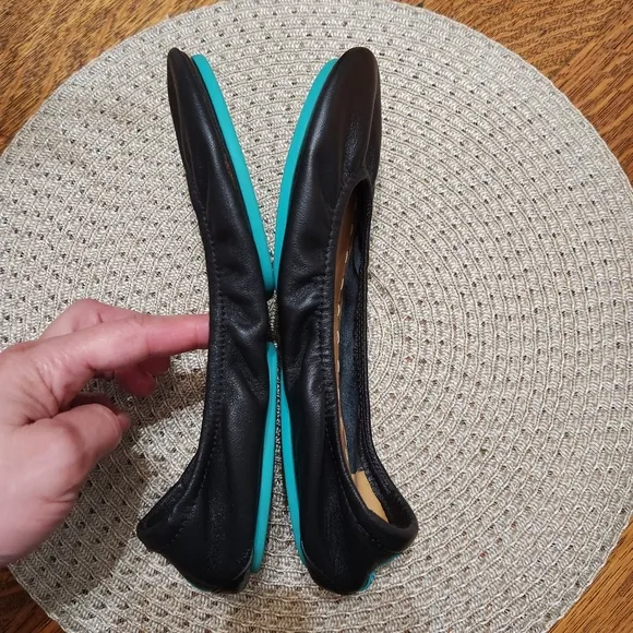 Tieks Black Leather Ballet Shoes