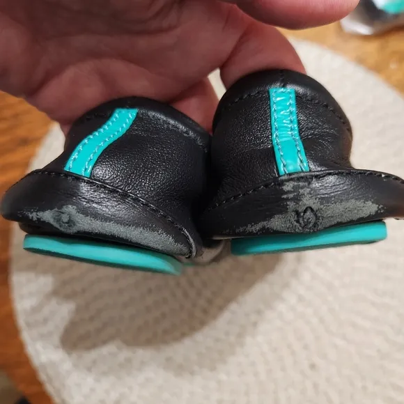 Tieks Black Leather Ballet Shoes