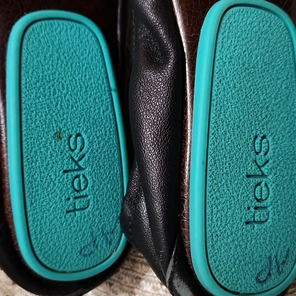 Tieks Black Leather Ballet Shoes