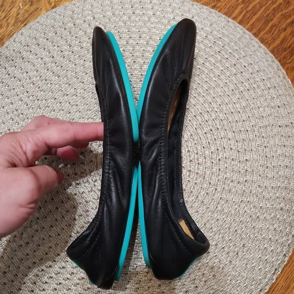 Tieks Black Leather Ballet Shoes