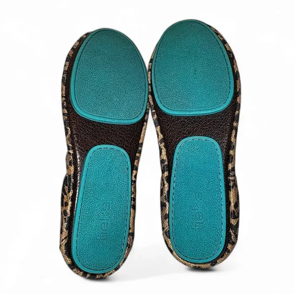 Tieks Leopard Print Leather Ballet Flats