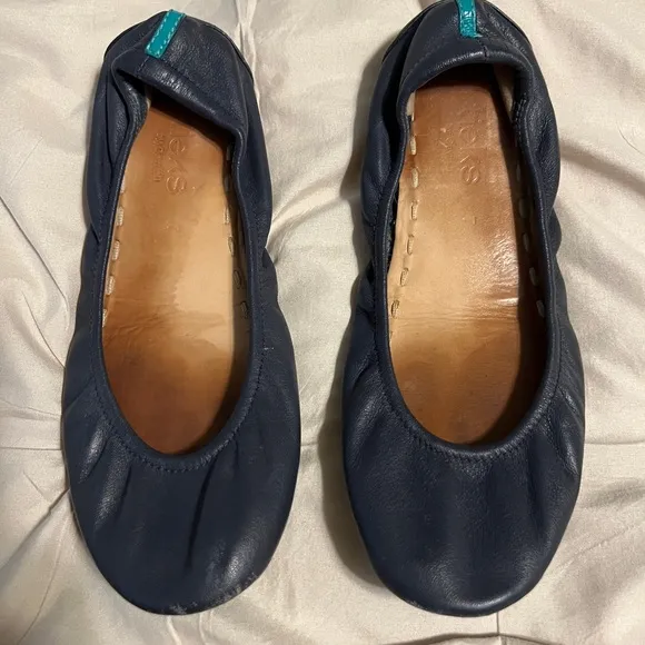 Tieks Women's Navy Ballet Flats