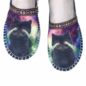 TIGERBEAR Republik ESPADRILLES TIE DYE flats women’s shoes hippie 70s Woodstock