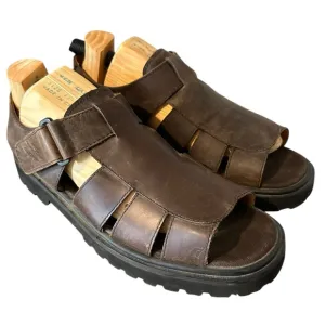 Timberland Fisherman Leather Sandals Brown Smart Comfort 84041 Men’s Size 10M