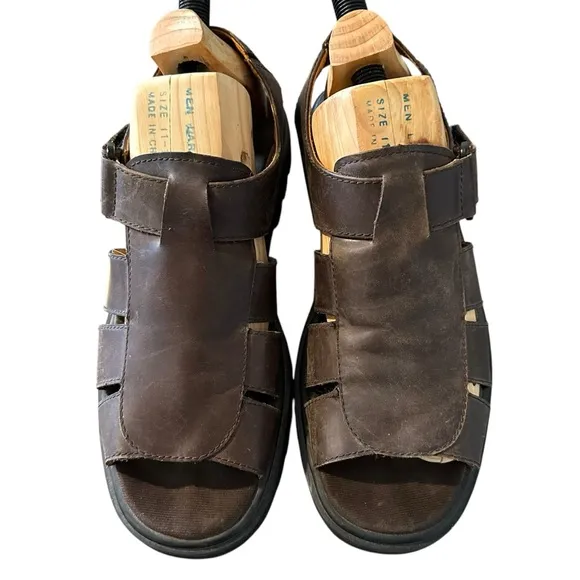 Timberland Fisherman Leather Sandals Brown Smart Comfort 84041 Men’s Size 10M