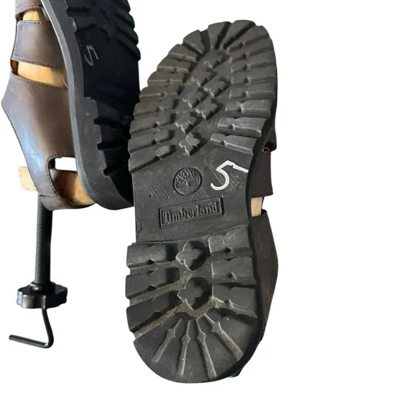 Timberland Fisherman Leather Sandals Brown Smart Comfort 84041 Men’s Size 10M