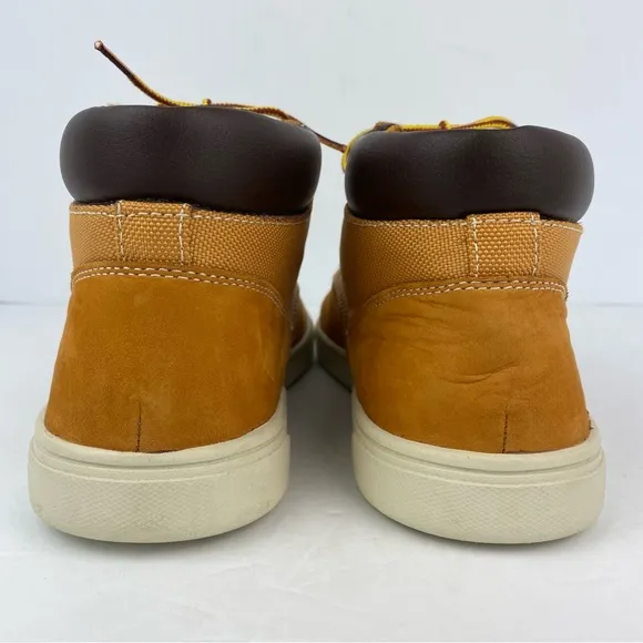 Timberland Sz 9 Men’s Groveton Tan Leather Lace Up Chukka Sneakers Ankle Boots