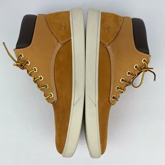 Timberland Sz 9 Men’s Groveton Tan Leather Lace Up Chukka Sneakers Ankle Boots