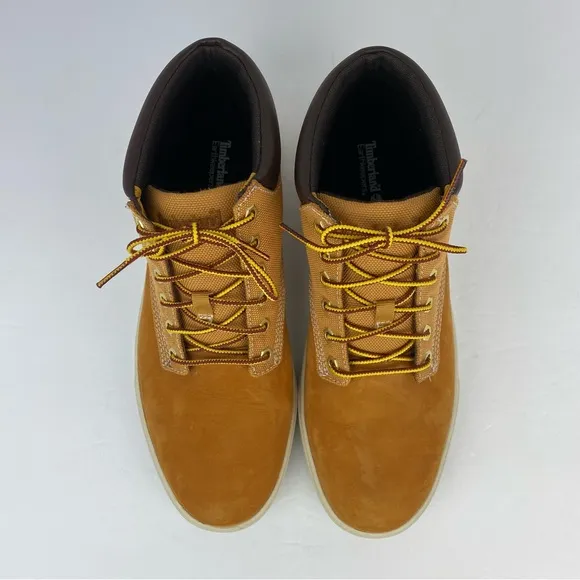 Timberland Sz 9 Men’s Groveton Tan Leather Lace Up Chukka Sneakers Ankle Boots