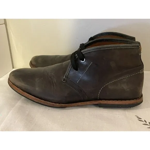 Timberland Wodehouse 75510 Leather Chukkas Ankle Boots Mens Size 9 Dark Brown‎