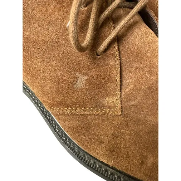 Tod's Chukka Ankle Boots in Brown Suede Men's Shoes Size 8 1/2