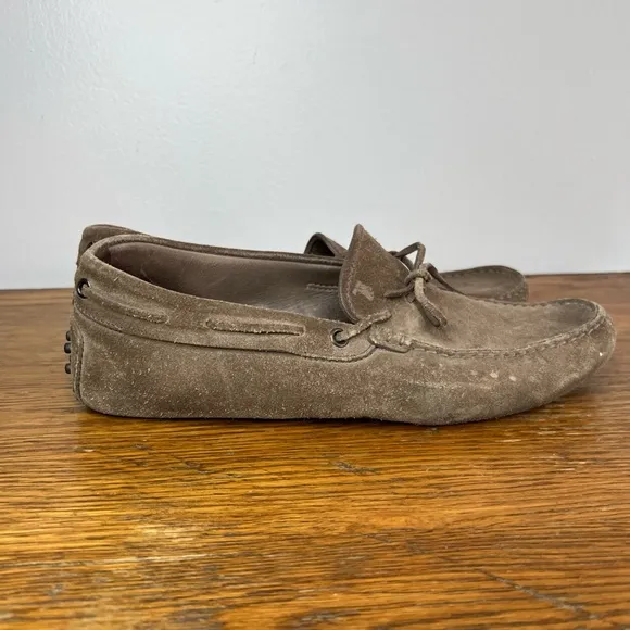 Tod’s Men’s US 9.5 • Brown Suede Loafers Driving Shoes.