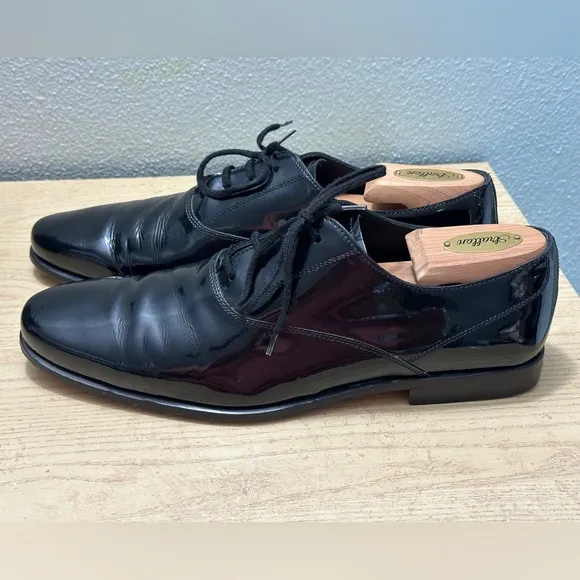 Tod's patent-leather Lace up Oxford shoes 8