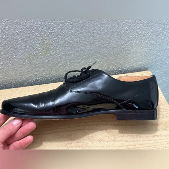 Tod's patent-leather Lace up Oxford shoes 8