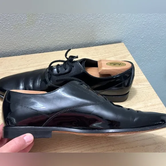 Tod's patent-leather Lace up Oxford shoes 8