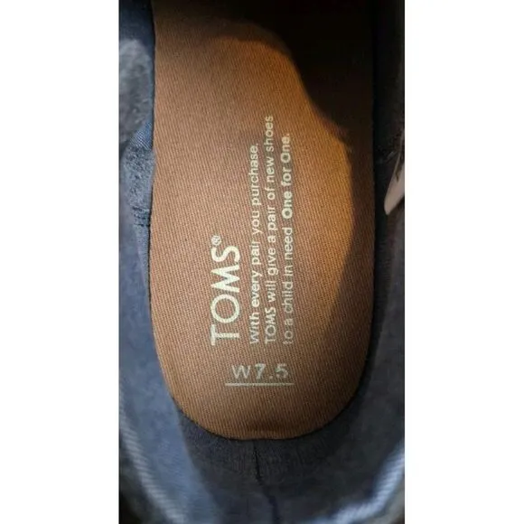 TOMS  DEIA Side-Zipper Suede Booties Shoes Women's Size 7.5
