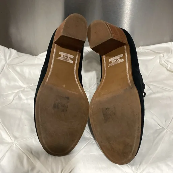 Toms Lace-Up Ankle Boots Black Size 11