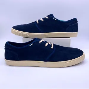 Tom’s Men Carlo Navy Pig Suede Shoes
