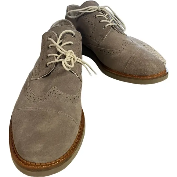 TOMS Suede Brogue Shoes 11.5 M