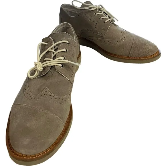 TOMS Suede Brogue Shoes 11.5 M