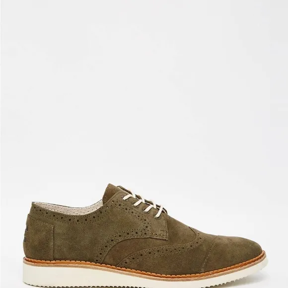 TOMS Suede Brogue Shoes 11.5 M
