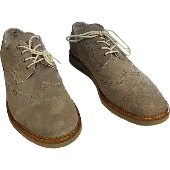 TOMS Suede Brogue Shoes 11.5 M