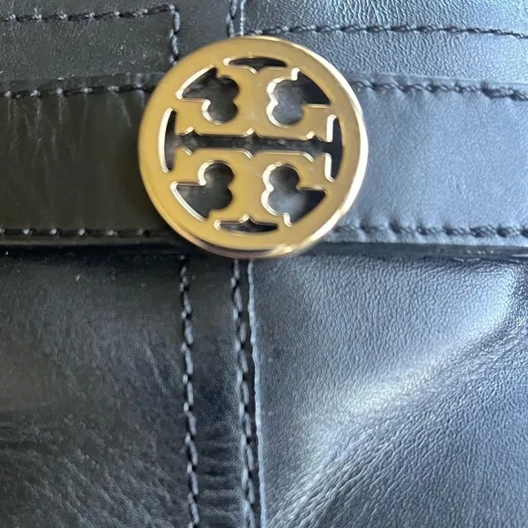 Tory Burch Black Leather Ankle Boots Women’s 5
