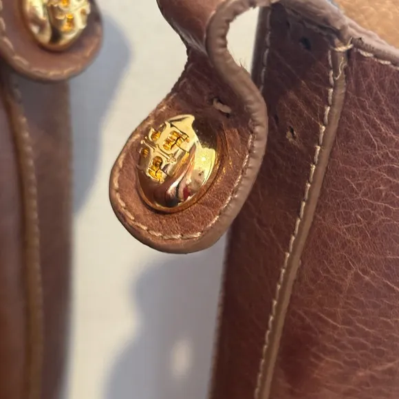 Tory Burch knee high double buckle boots leather dress shoes logo heels