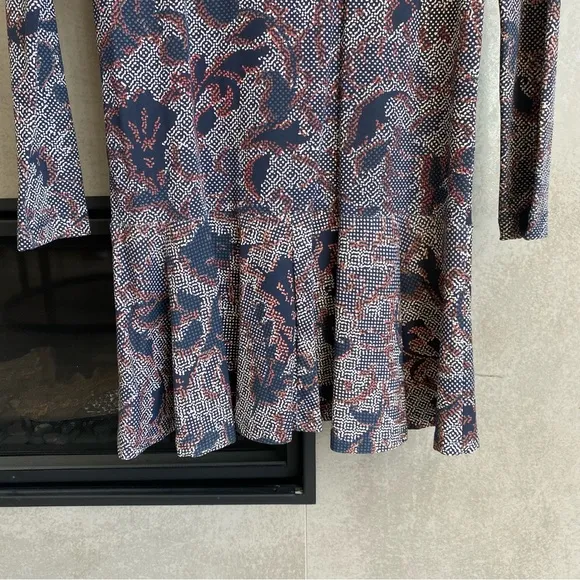 Tory Burch Pima Cotton Dahlia Floral Dress, Size 4