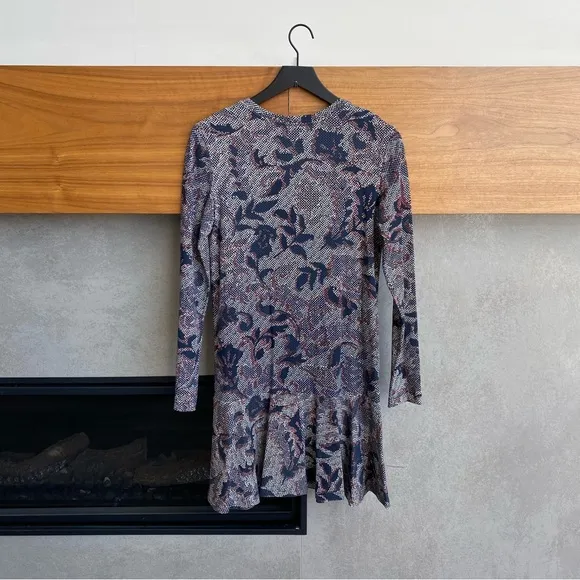 Tory Burch Pima Cotton Dahlia Floral Dress, Size 4