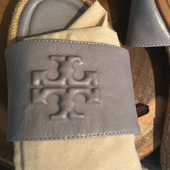 Tory Burch powder, blue size 6 Women's Slide Sandals