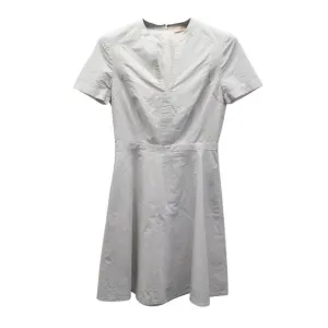 Tory Burch Striped Dress in White Cotton