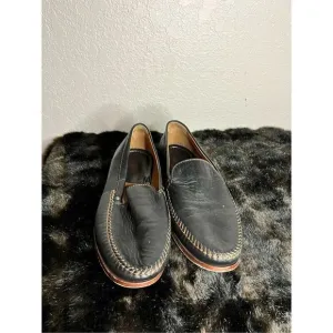 Trask Shoes Mens 12 M Moccasin Dean Leather shoes  Slip On