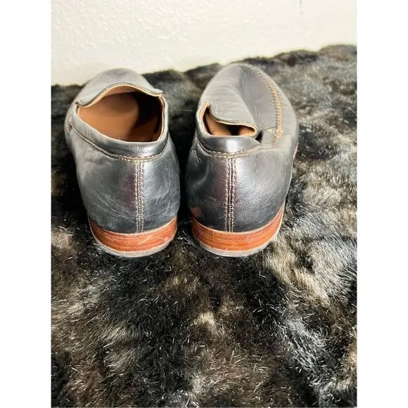 Trask Shoes Mens 12 M Moccasin Dean Leather shoes  Slip On